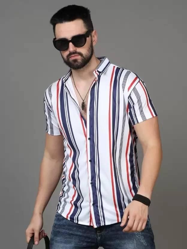 Men's Printed Rayon Half Sleeves Shirt